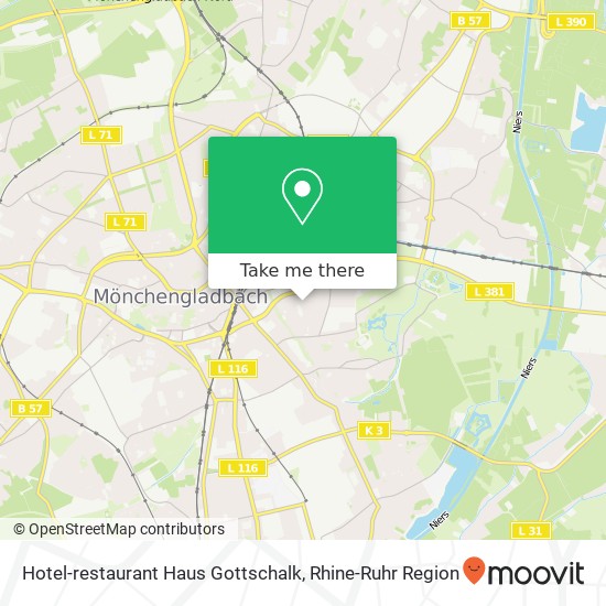 Hotel-restaurant Haus Gottschalk map