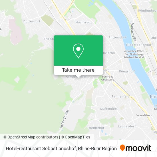 Hotel-restaurant Sebastianushof map