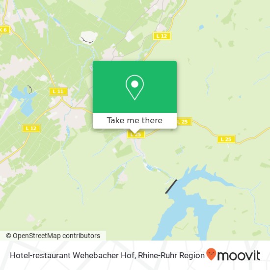 Hotel-restaurant Wehebacher Hof map