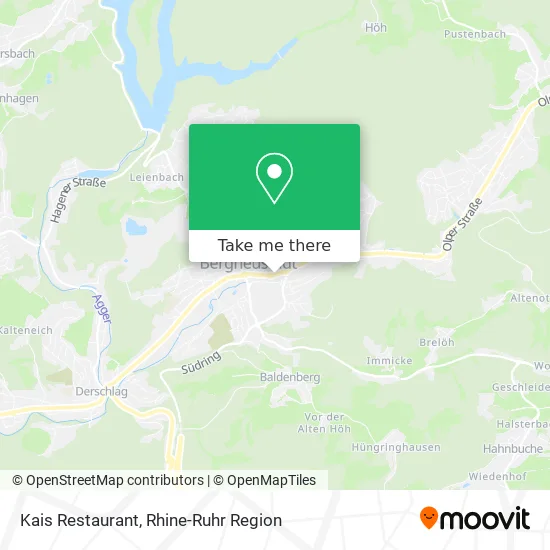 Карта Kais Restaurant