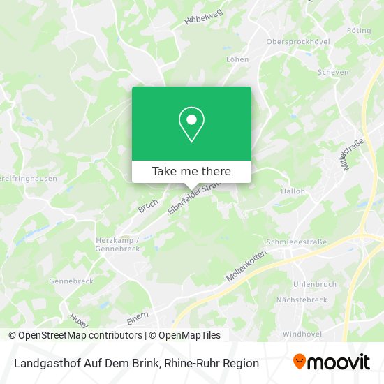 Landgasthof Auf Dem Brink map