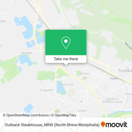 Карта Outback Steakhouse