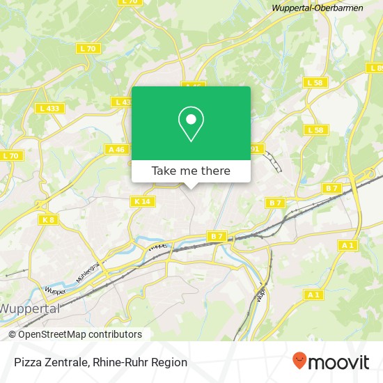 Карта Pizza Zentrale