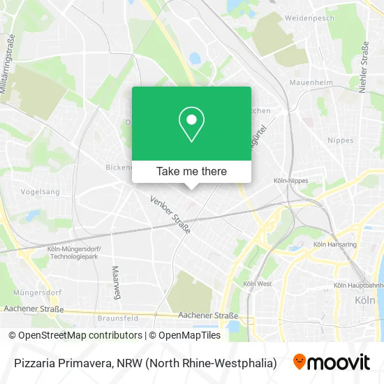 Карта Pizzaria Primavera