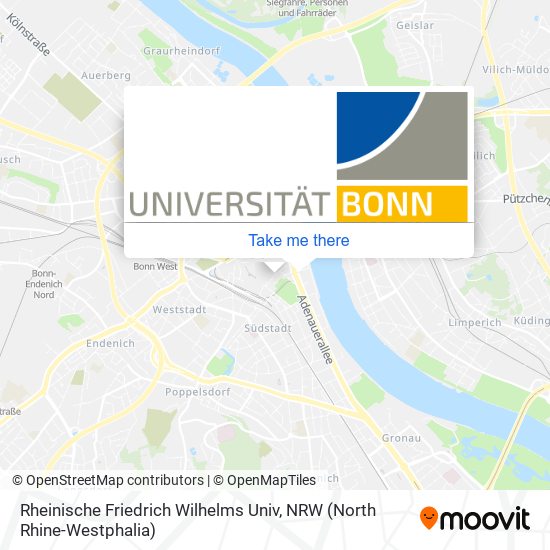 Rheinische Friedrich Wilhelms Univ map