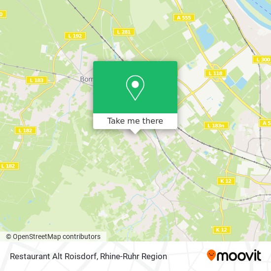 Restaurant Alt Roisdorf map