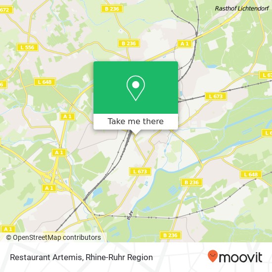 Restaurant Artemis map