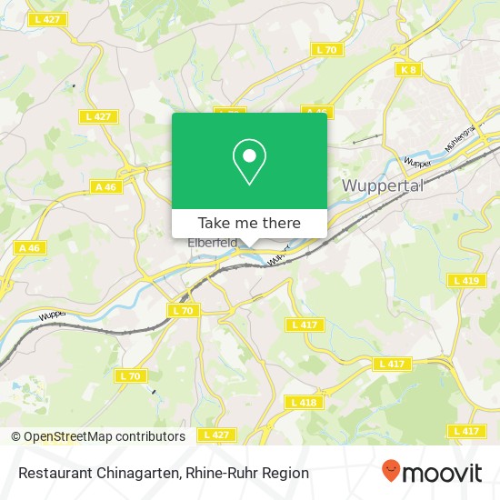 Restaurant Chinagarten map