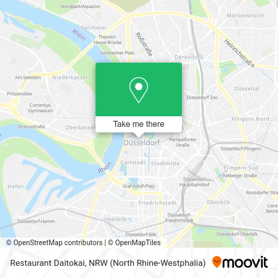 Restaurant Daitokai map
