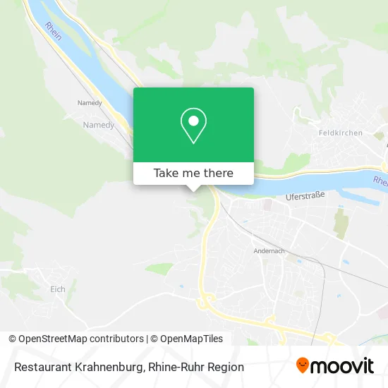 Restaurant Krahnenburg map