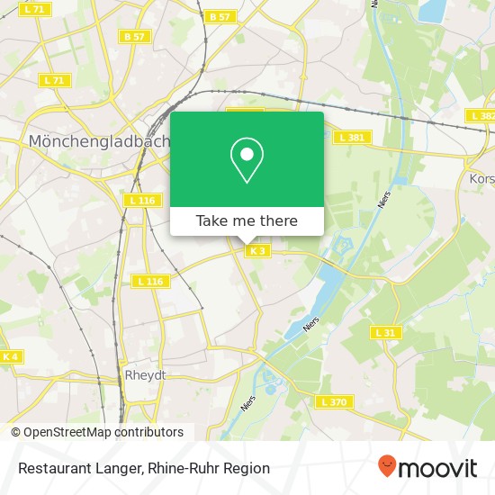 Restaurant Langer map