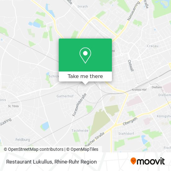 Restaurant Lukullus map