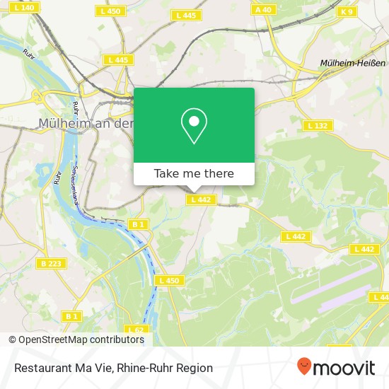 Restaurant Ma Vie map