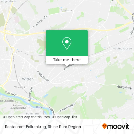 Restaurant Falkenkrug map