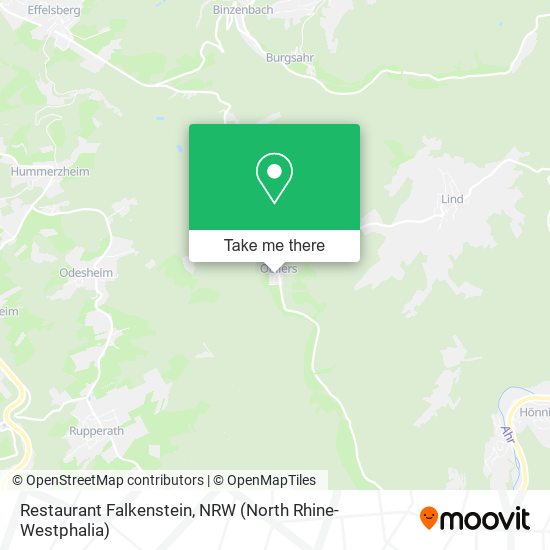 Restaurant Falkenstein map