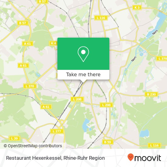 Restaurant Hexenkessel map