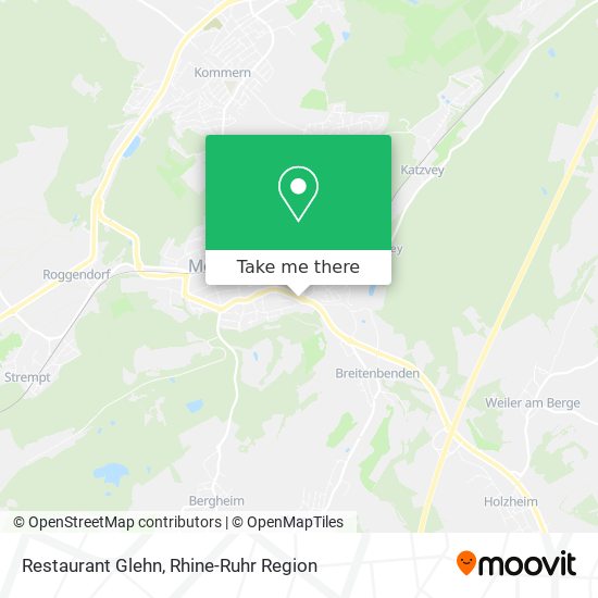 Restaurant Glehn map