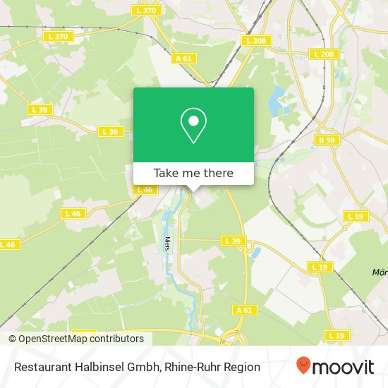 Restaurant Halbinsel Gmbh map