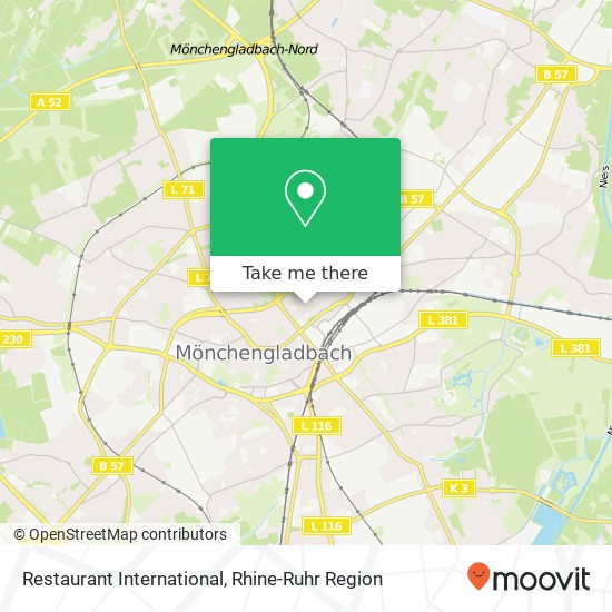 Restaurant International map