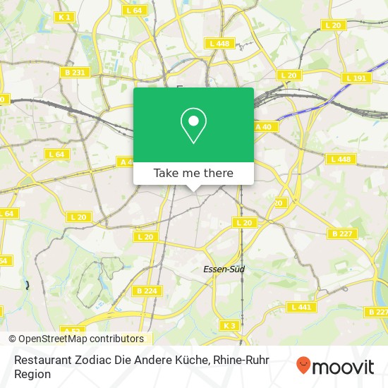 Restaurant Zodiac Die Andere Küche map