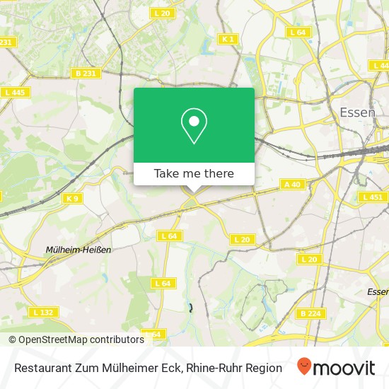 Restaurant Zum Mülheimer Eck map