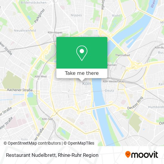 Restaurant Nudelbrett map
