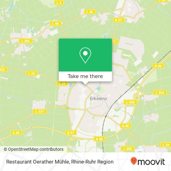 Restaurant Oerather Mühle map