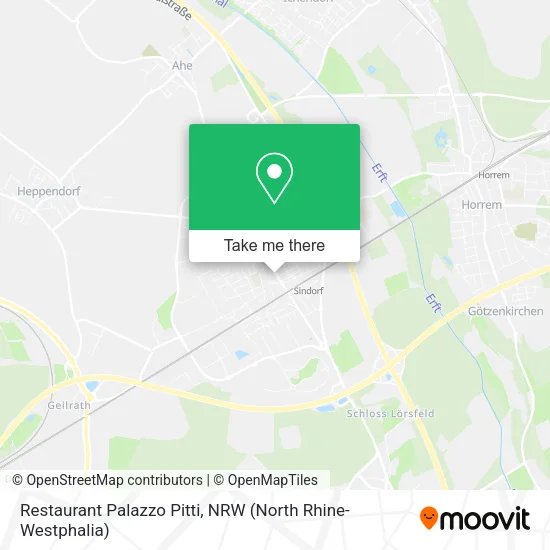 Карта Restaurant Palazzo Pitti