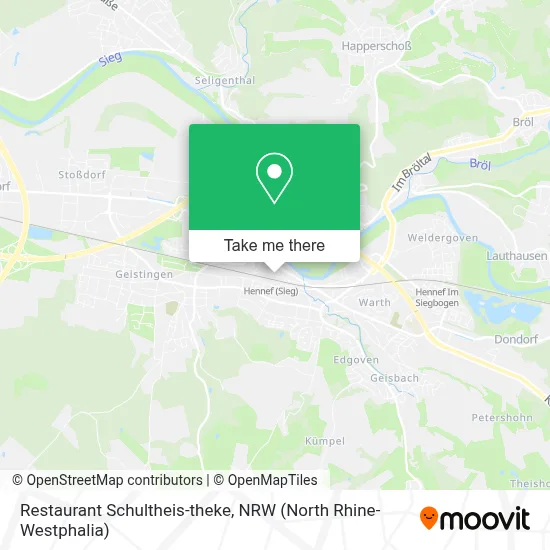 Restaurant Schultheis-theke map