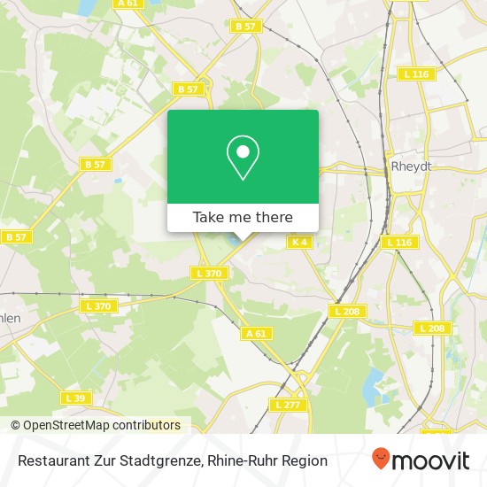 Restaurant Zur Stadtgrenze map