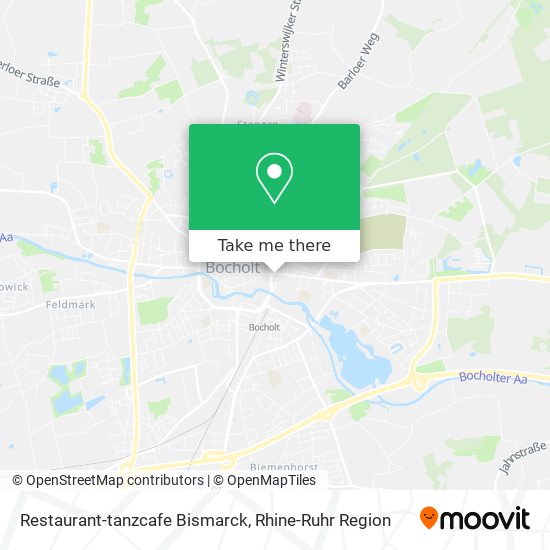 Restaurant-tanzcafe Bismarck map