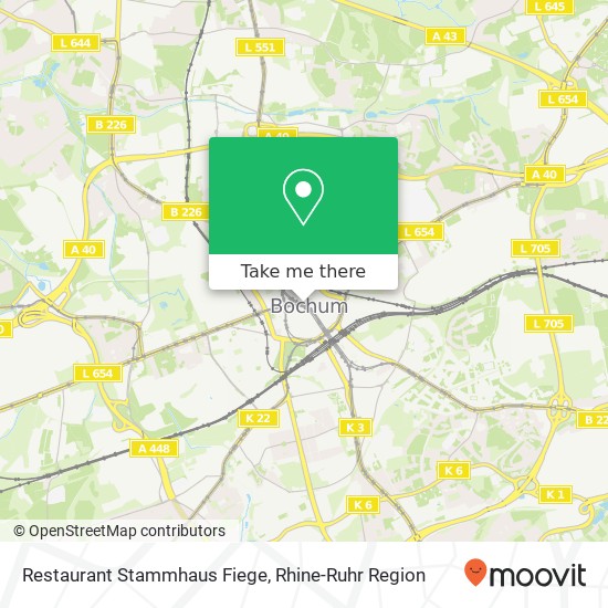 Restaurant Stammhaus Fiege map