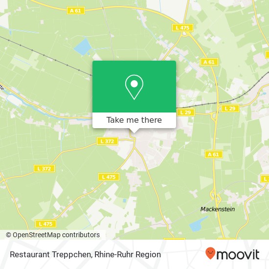 Restaurant Treppchen map