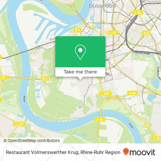 Restaurant Volmerswerther Krug map