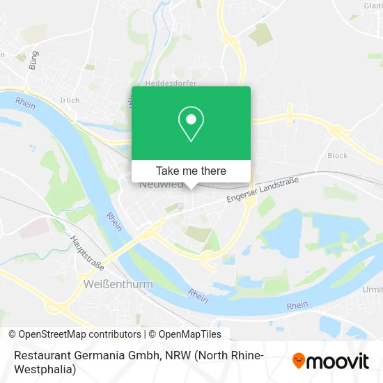Restaurant Germania Gmbh map