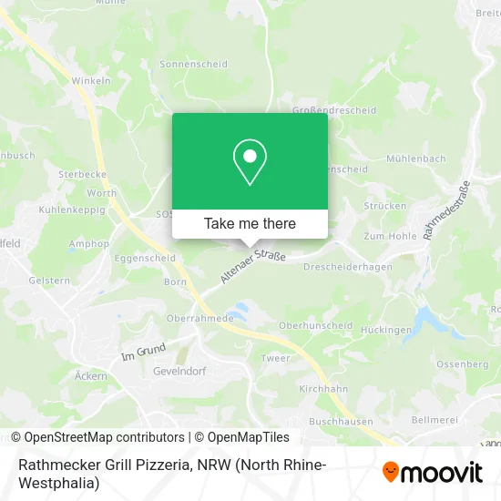 Карта Rathmecker Grill Pizzeria