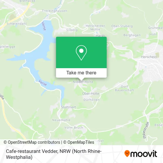 Cafe-restaurant Vedder map