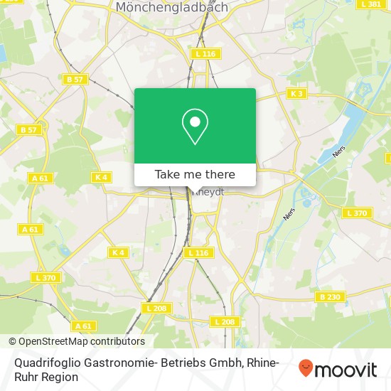 Quadrifoglio Gastronomie- Betriebs Gmbh map