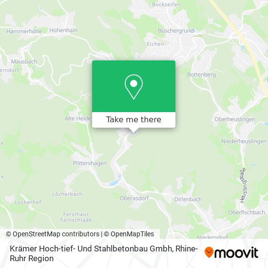 Krämer Hoch-tief- Und Stahlbetonbau Gmbh map