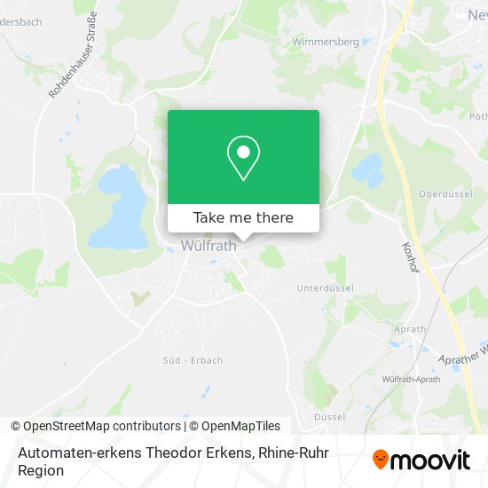 Automaten-erkens Theodor Erkens map
