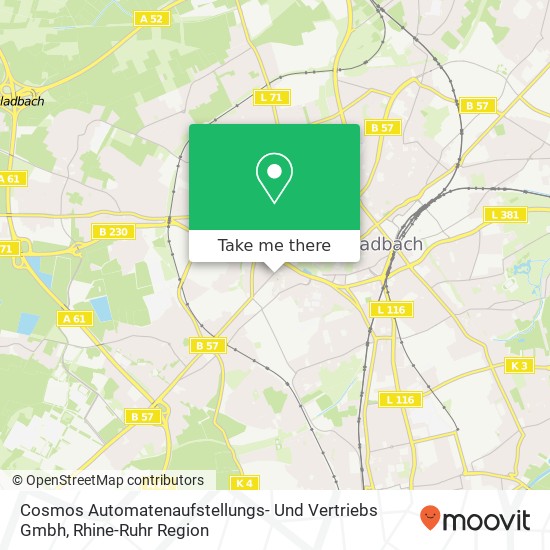 Cosmos Automatenaufstellungs- Und Vertriebs Gmbh map