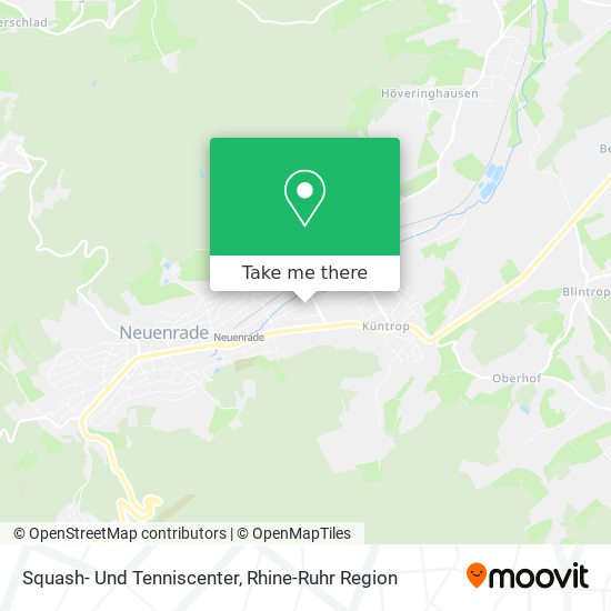 Squash- Und Tenniscenter map