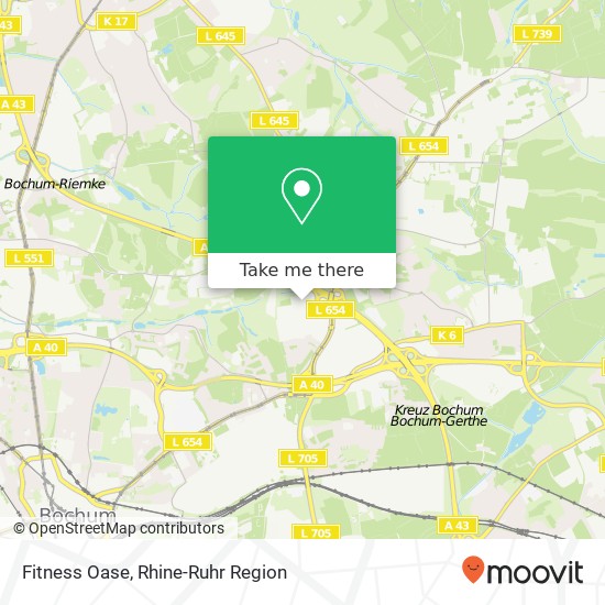 Fitness Oase map