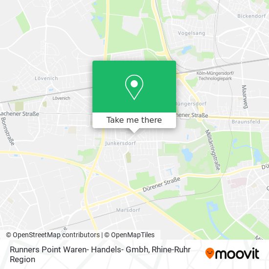 Карта Runners Point Waren- Handels- Gmbh