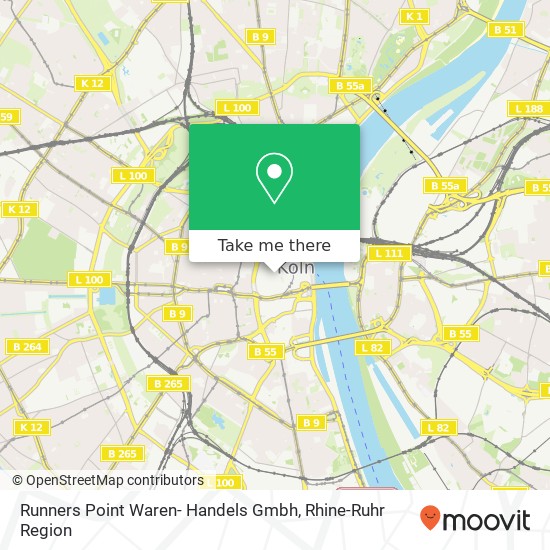 Runners Point Waren- Handels Gmbh map