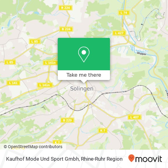 Kaufhof Mode Und Sport Gmbh map