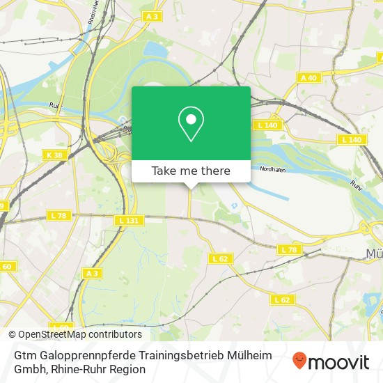 Gtm Galopprennpferde Trainingsbetrieb Mülheim Gmbh map