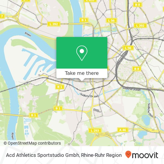 Acd Athletics Sportstudio Gmbh map