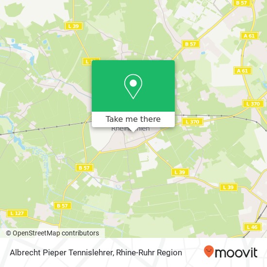 Карта Albrecht Pieper Tennislehrer