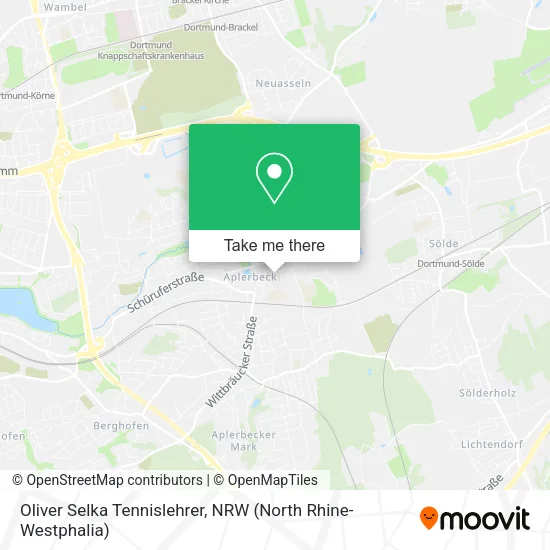Карта Oliver Selka Tennislehrer
